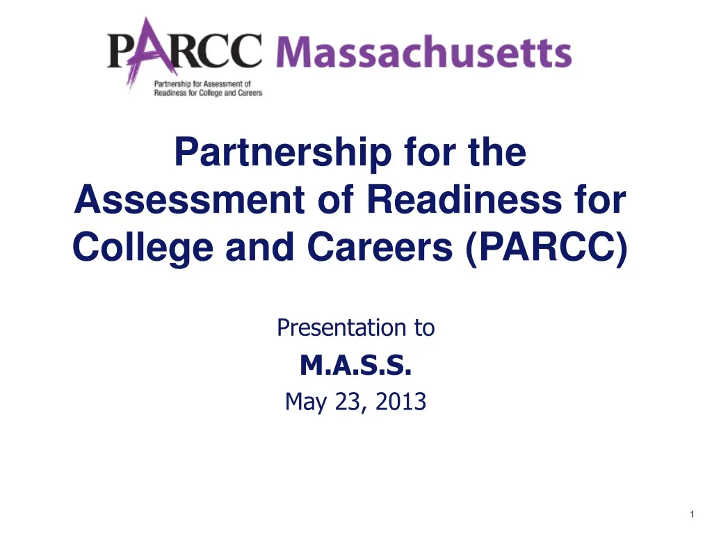 partnership for the assessment of readiness for college and careers parcc