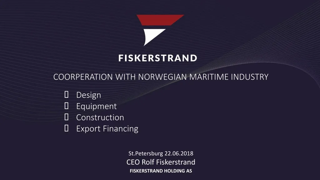 coorperation with norwegian maritime industry