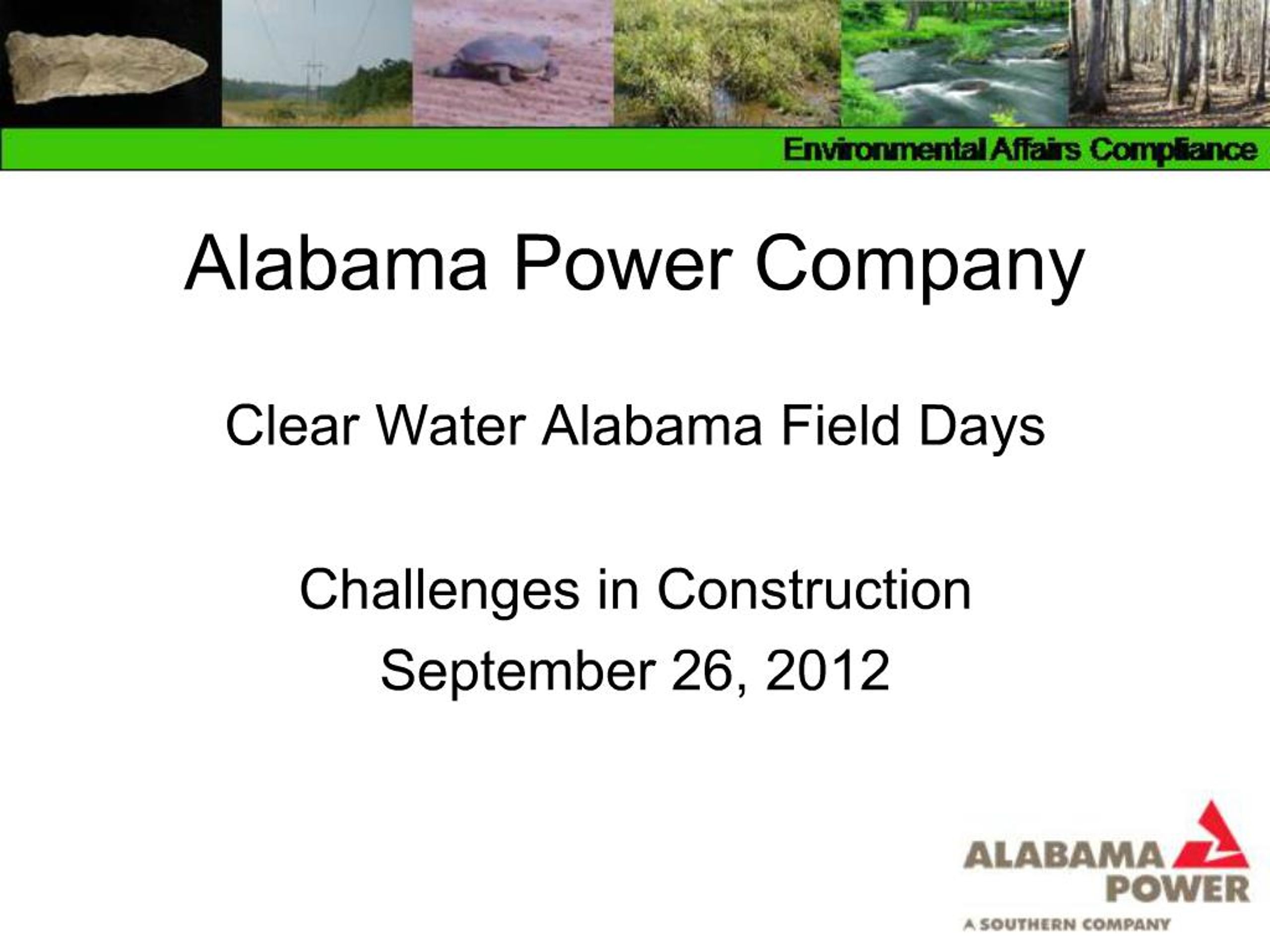 PPT - Alabama Power Company PowerPoint Presentation, free download - ID ...