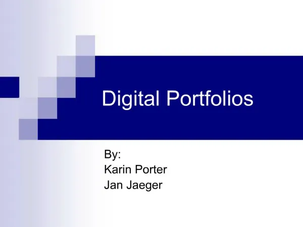 Digital Portfolios