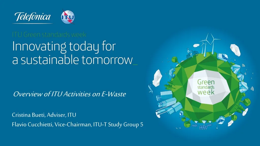 overview of itu activities on e waste
