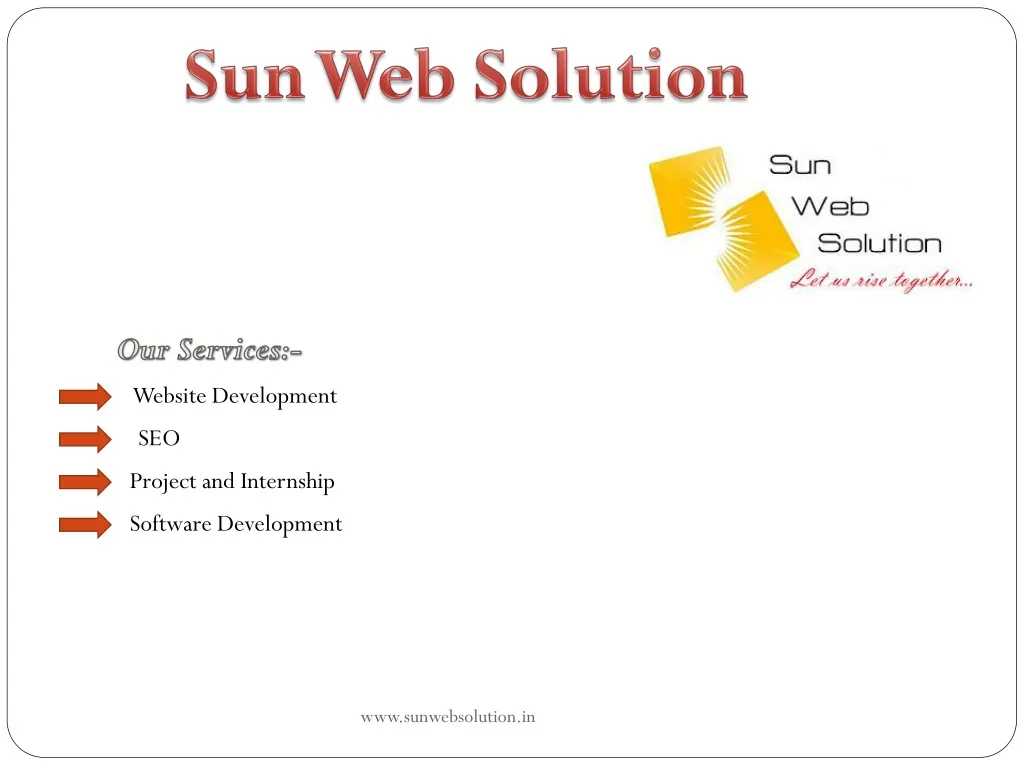 sun web solution