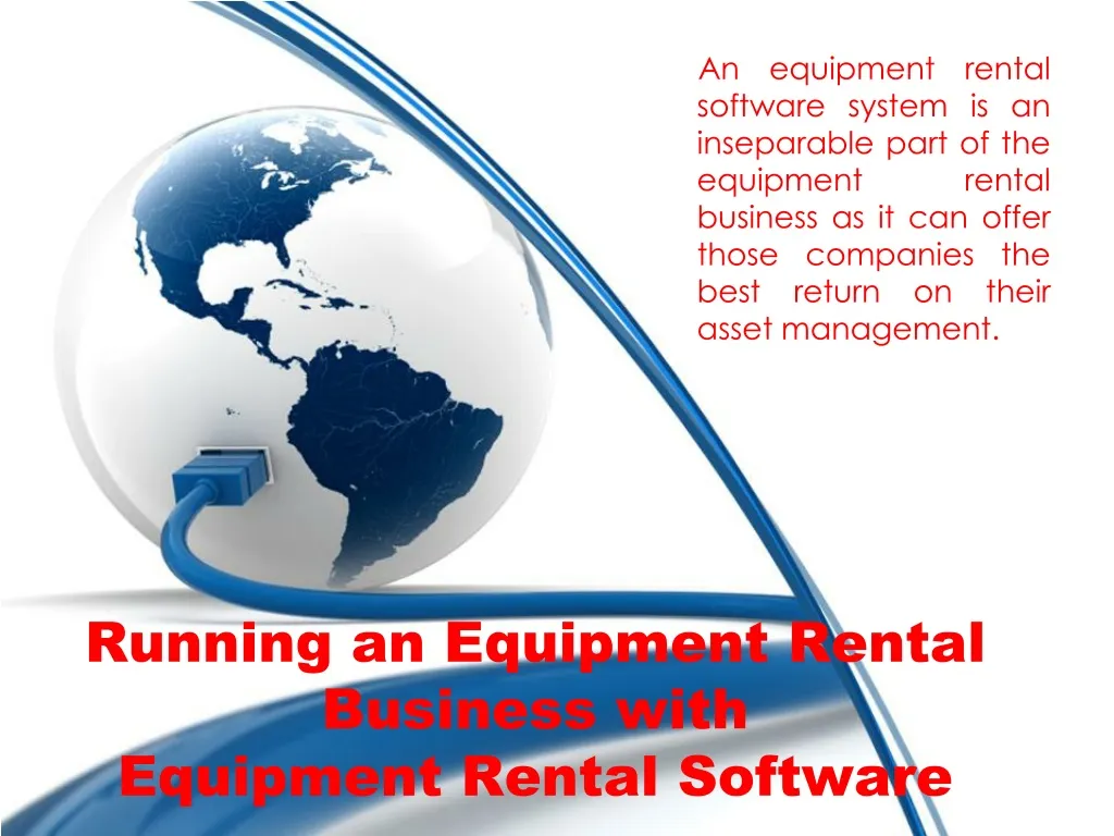 running an equipment rental business with equipment rental software