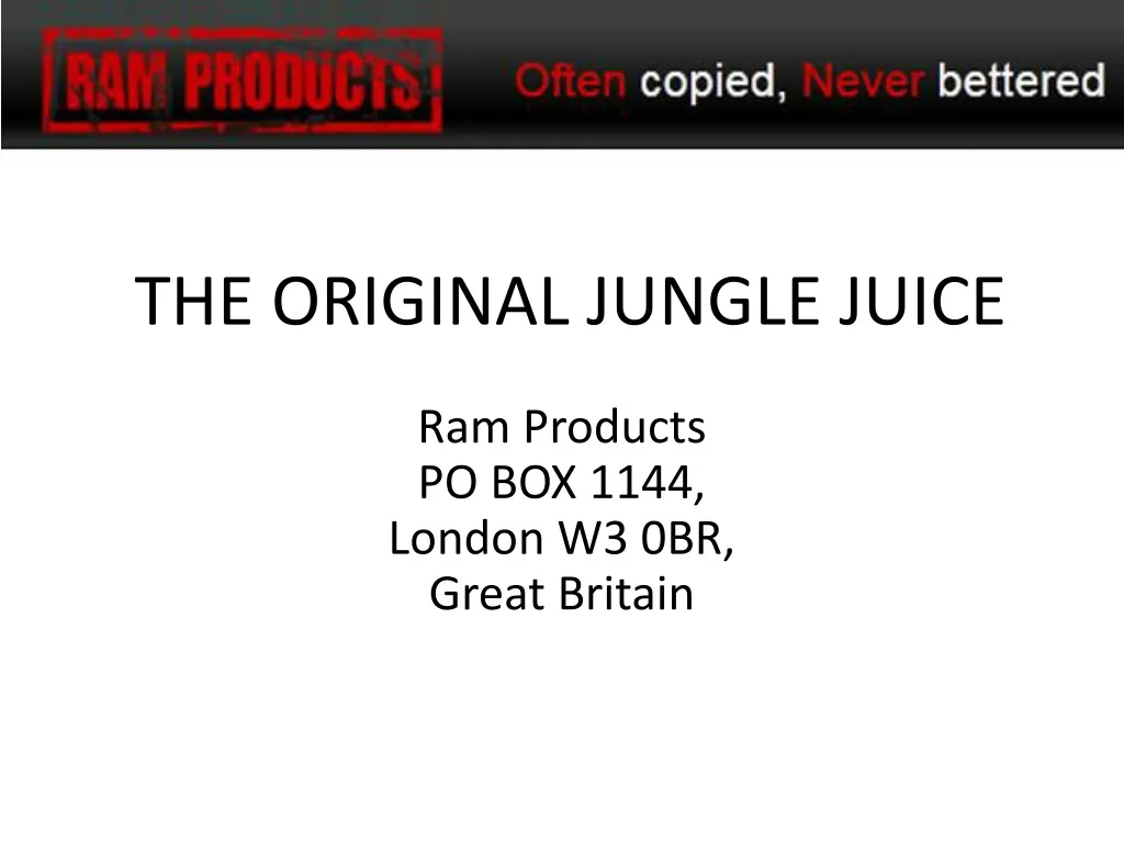 the original jungle juice