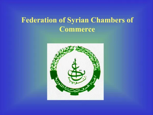 Federation of Syrian Chambers of Commerce