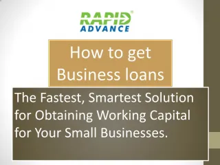 Get Working Capital Easily - slide 1