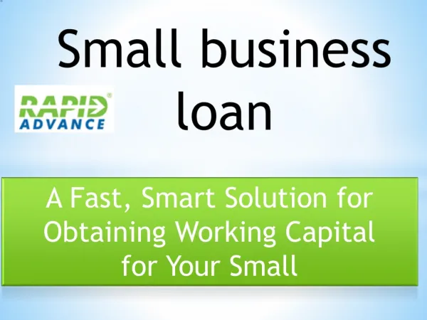 How to get Business loans