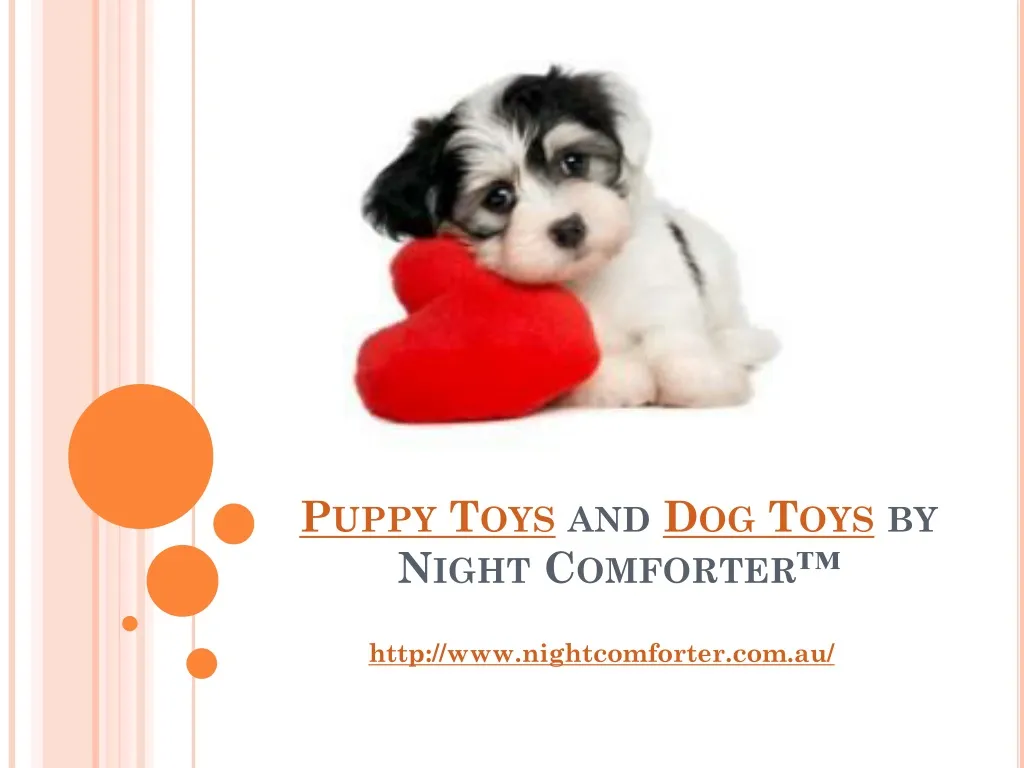puppy toys and dog toys by night comforter