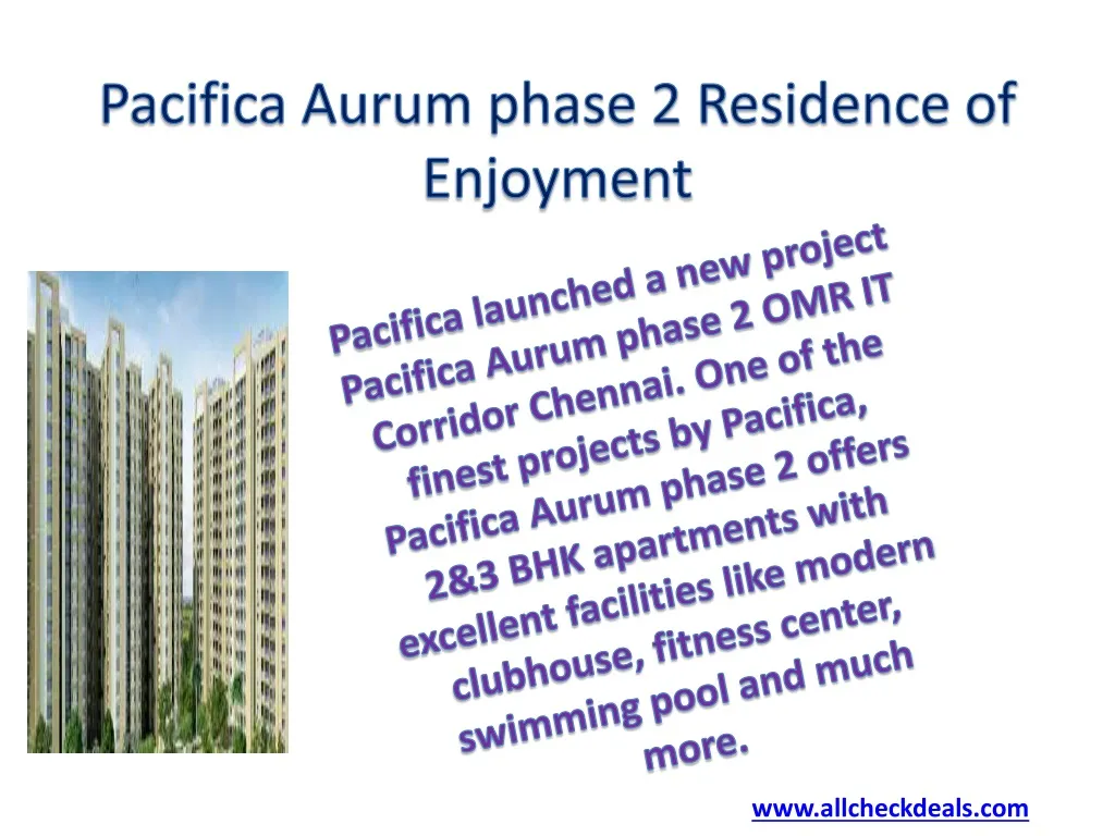 pacifica aurum phase 2 residence of enjoyment