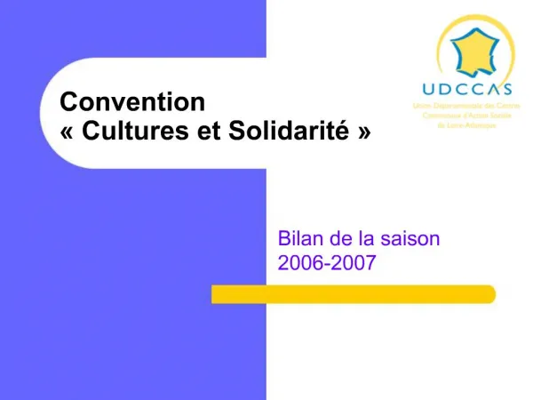 Convention Cultures et Solidarit