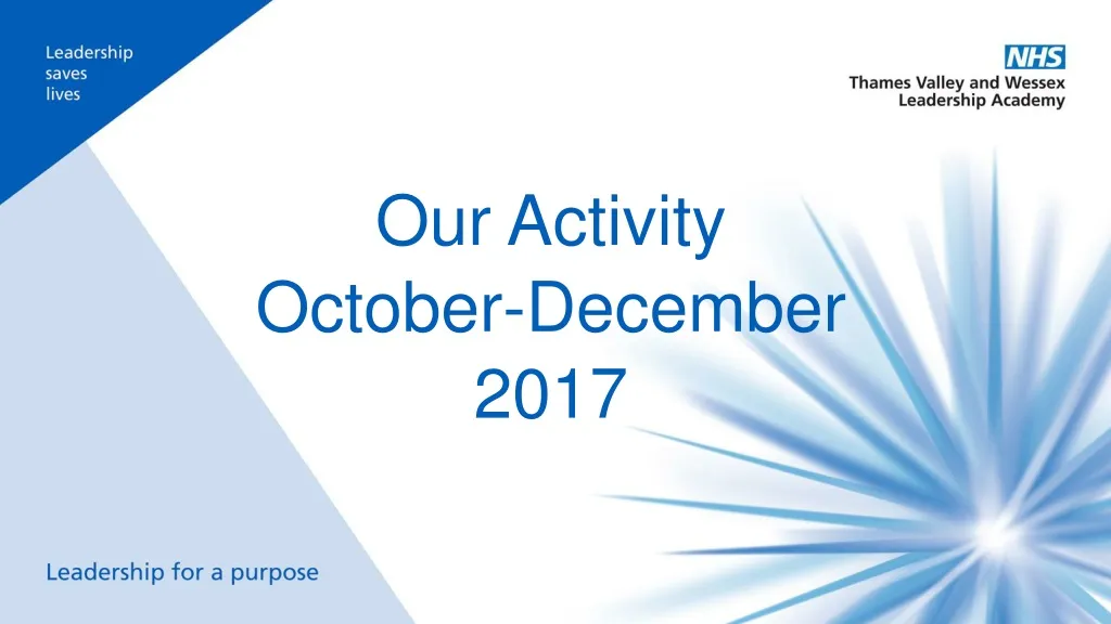 our activity october december 2017