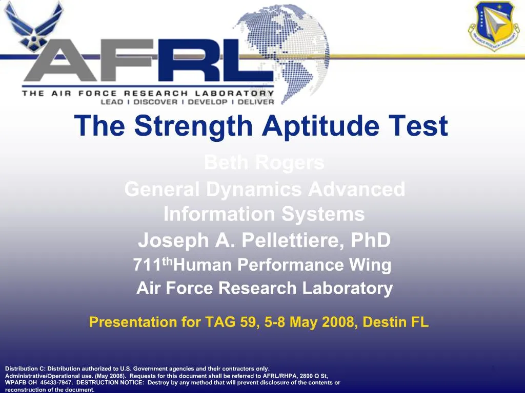 PPT The Strength Aptitude Test PowerPoint Presentation Free Download ID 1165993