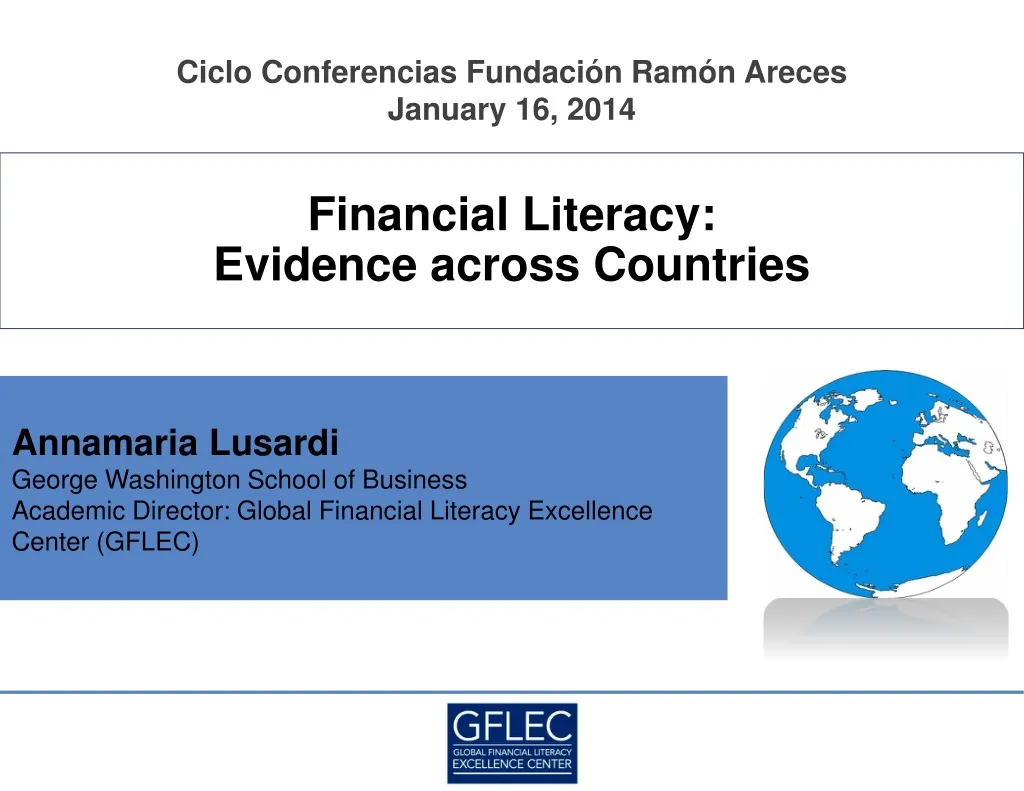 financial literacy evidence a cross countries