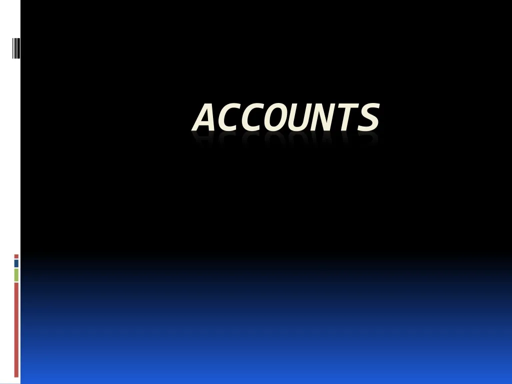 accounts