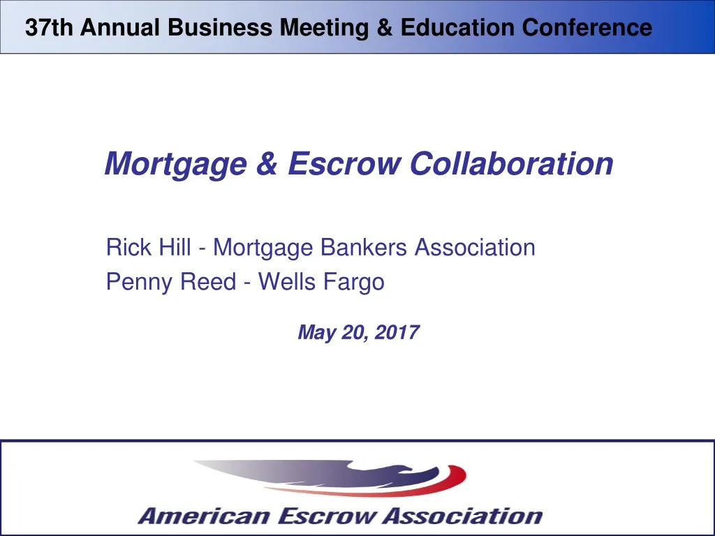 mortgage escrow collaboration