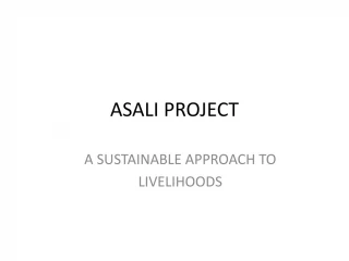 ASALI PROJECT - slide 1