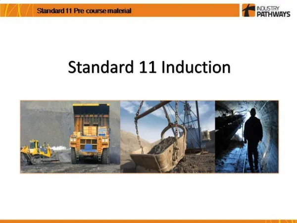 Standard 11 Induction