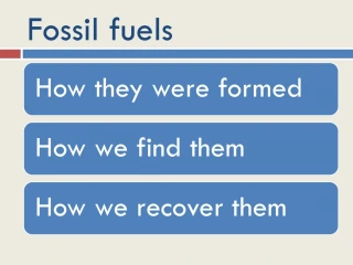 Fossil fuels - slide 1