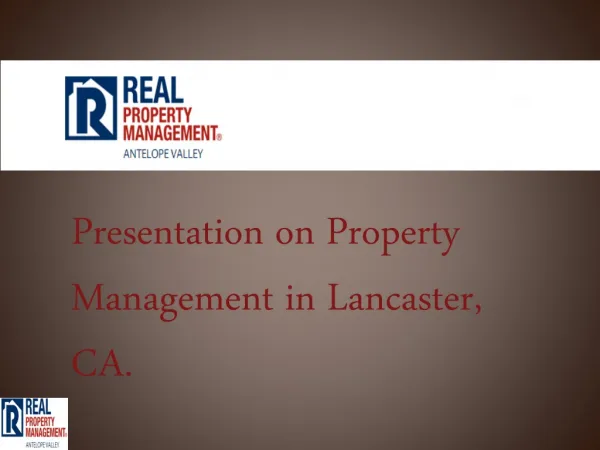 property management palmdale ca