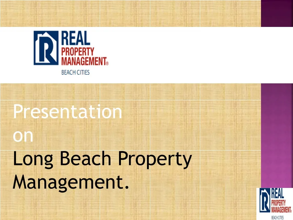 presentation on long beach property management