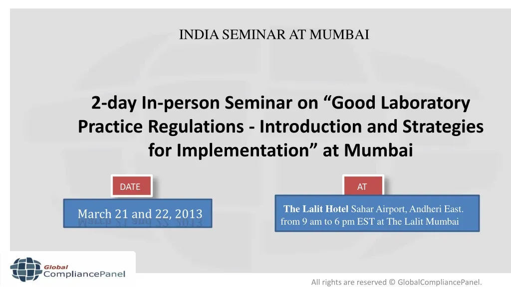 india seminar at mumbai