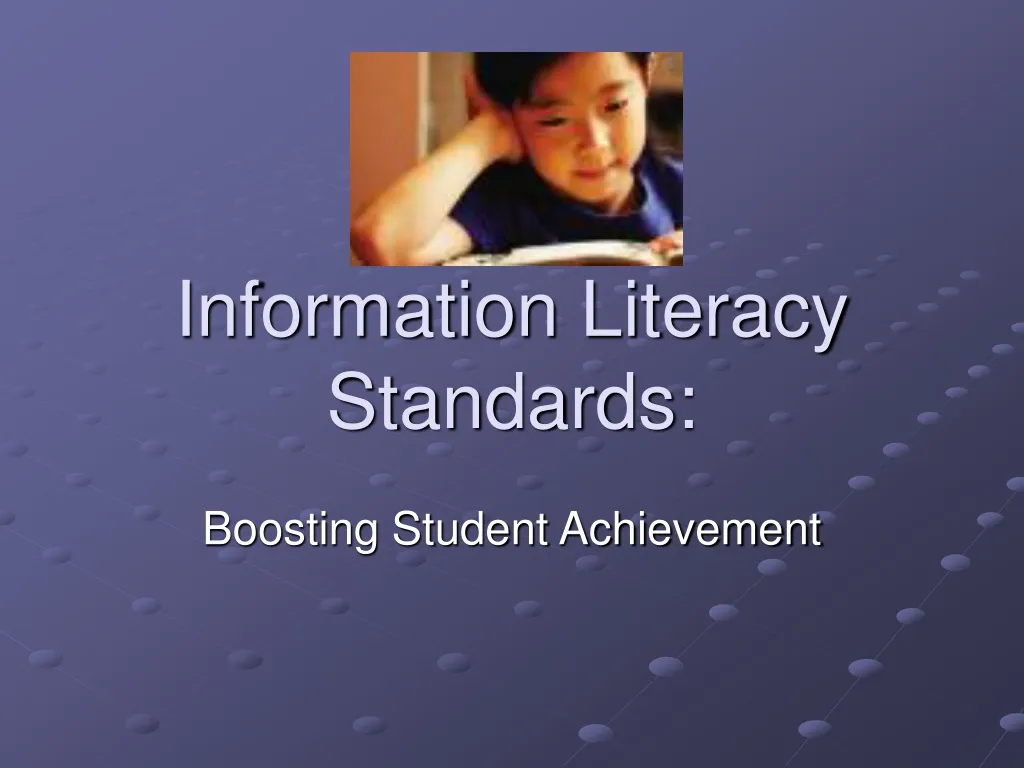 information literacy standards
