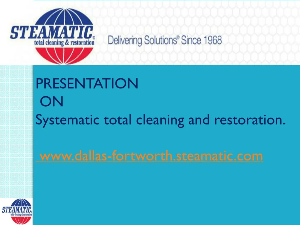 presentation on systematic total cleaning