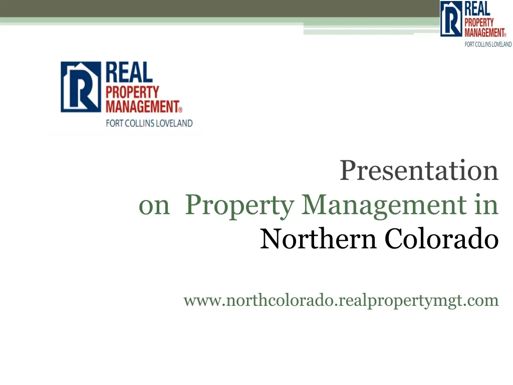 presentation on property management in northern