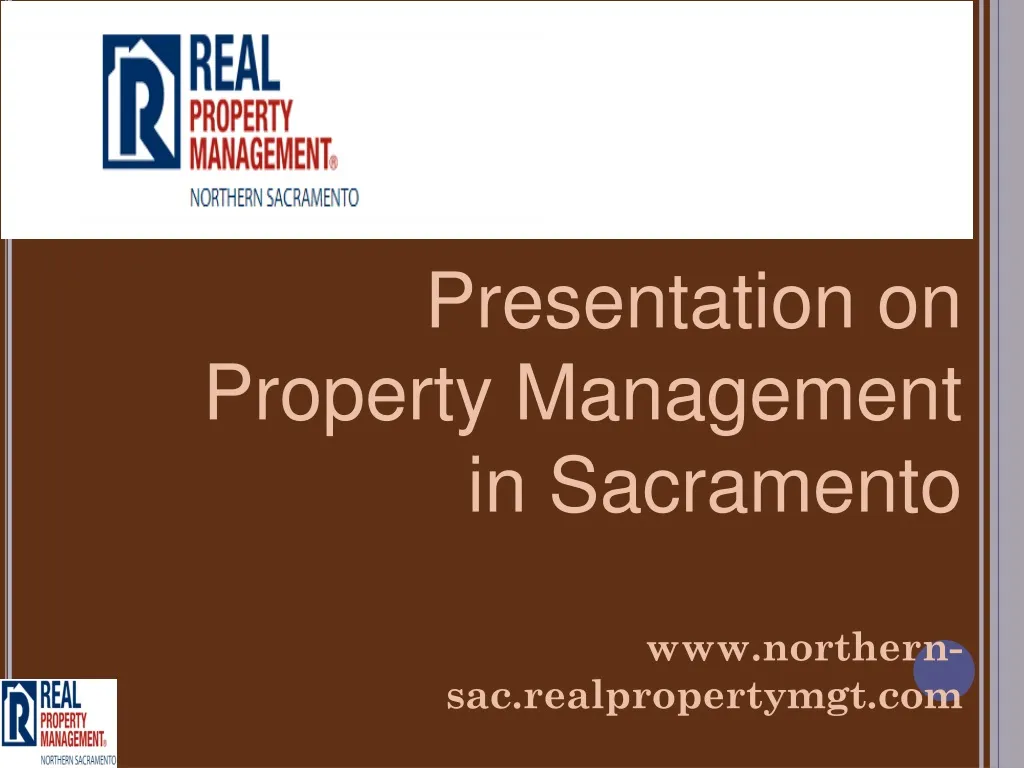 presentation on property management in sacramento