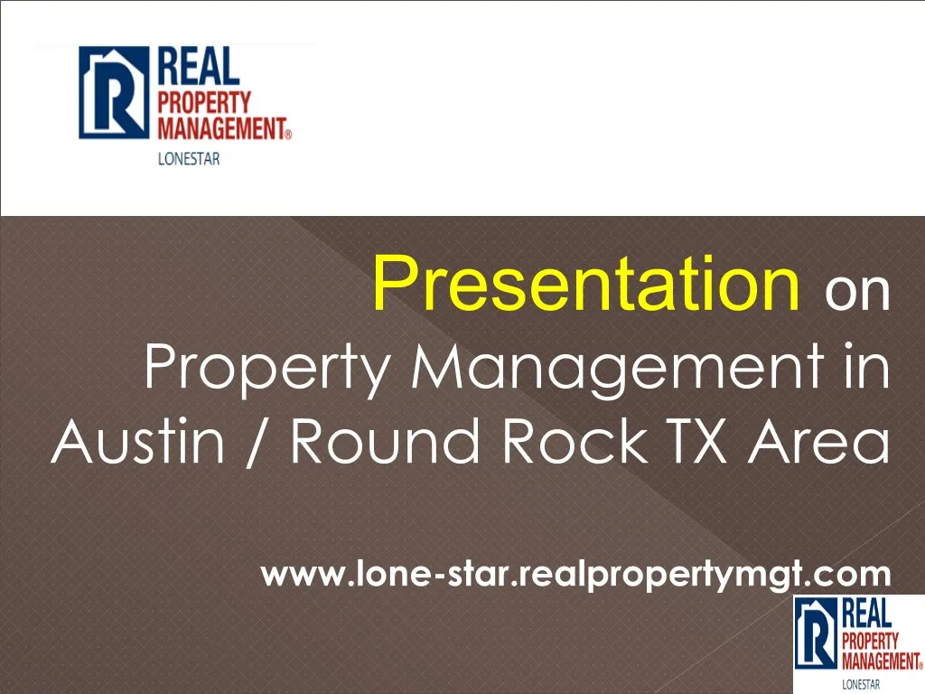 presentation on property management in austin