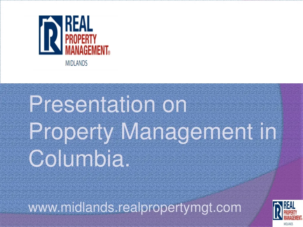 presentation on property management in columbia