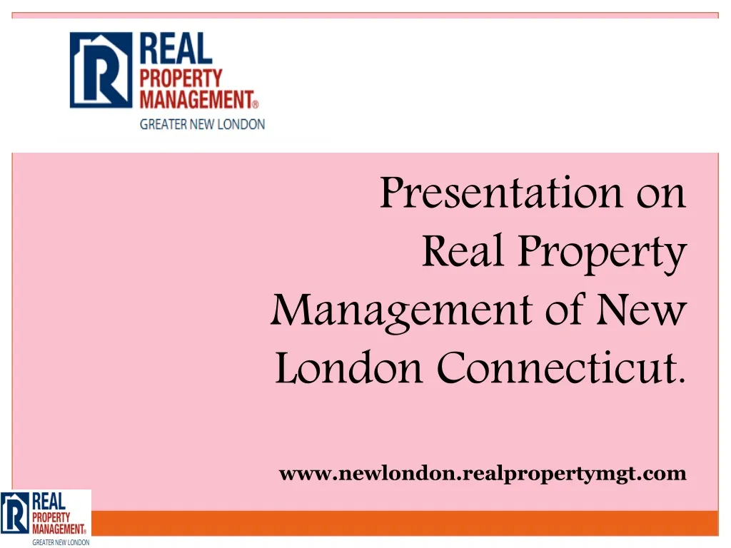 presentation on real property management