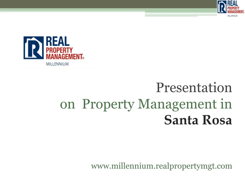 presentation on property management in santa rosa