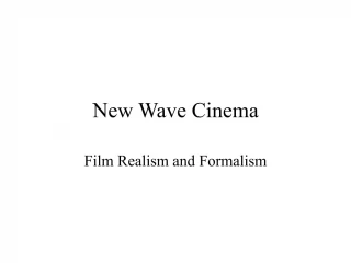New Wave Cinema - slide 1
