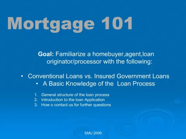 Goal: Familiarize a homebuyer,agent,loan originator