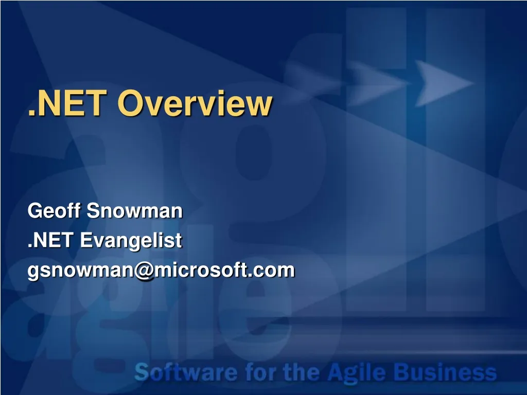 net overview