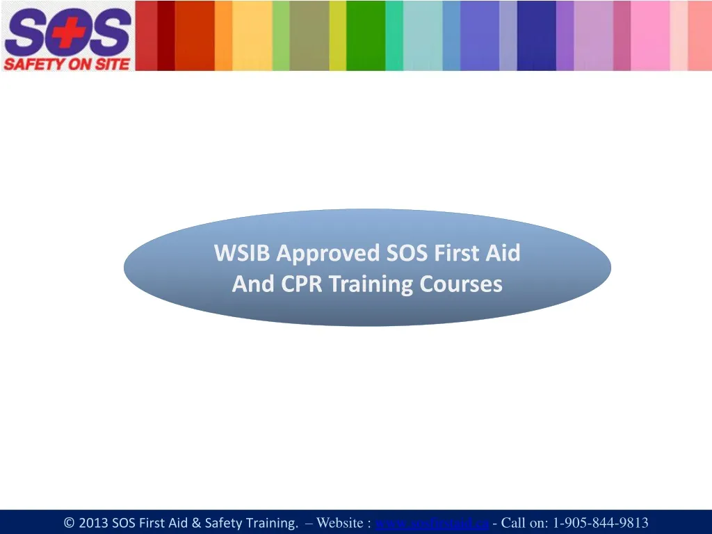 wsib approved sos first aid and cpr training