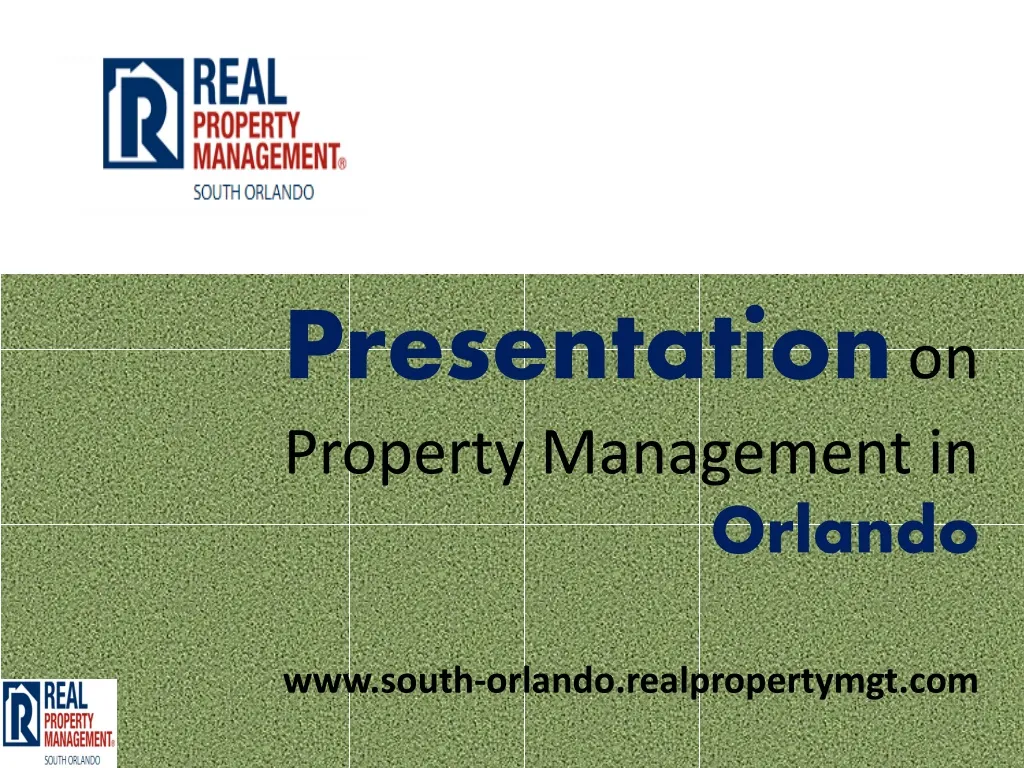 presentation on property management in orlando