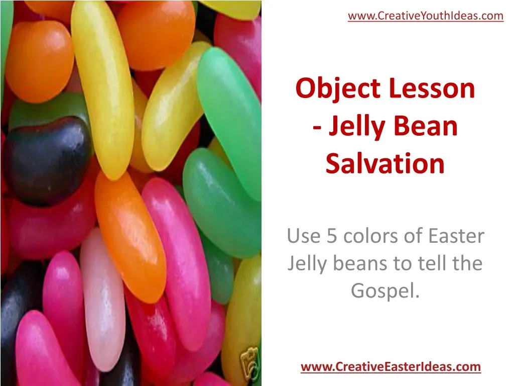 object lesson jelly bean salvation