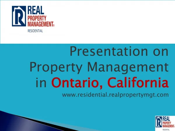 property management ontario california