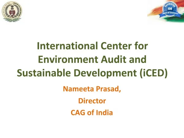 International Center for Environment Audit and Sustainable Development iCED
