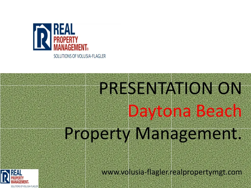 presentation on daytona beach property management