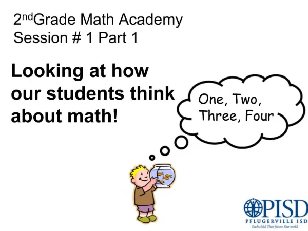 Looking at how our students think about math