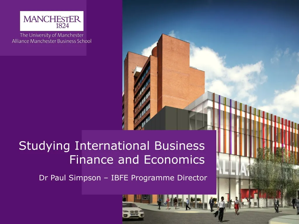 studying international business finance