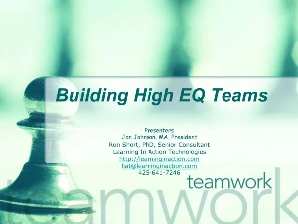 Building High EQ Teams