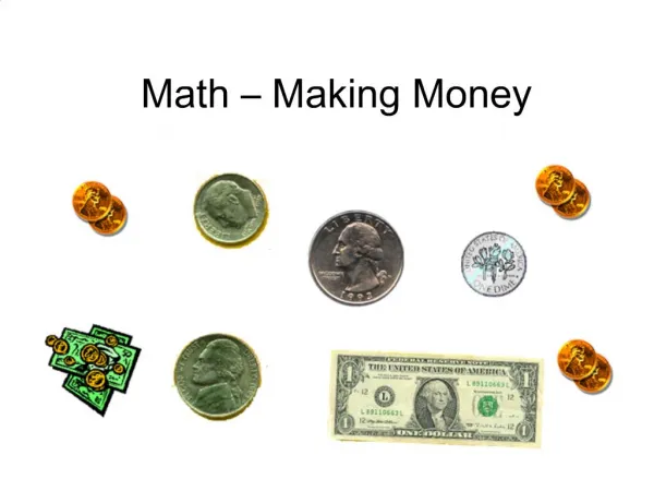Math Making Money