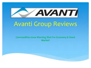 AVANTI GROUP REVIEWS - slide 1