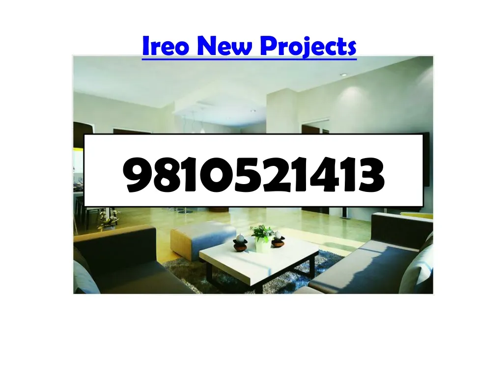 ireo new projects