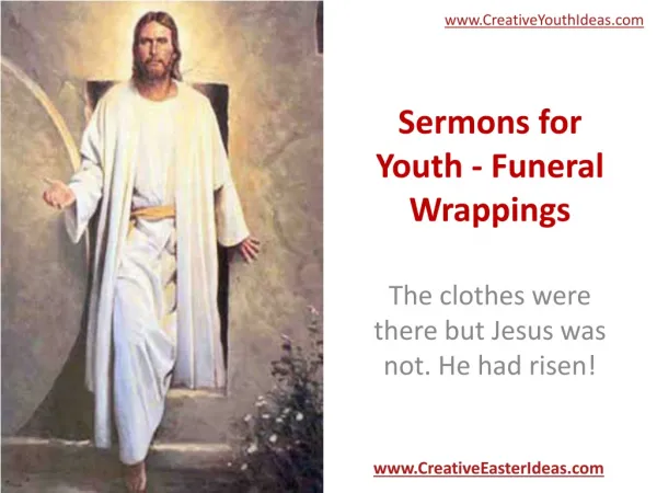 Sermons for Youth - Funeral Wrappings