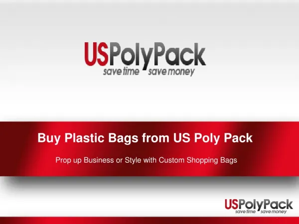 Purchase Plastic Shopping Bags from US Poly Pack